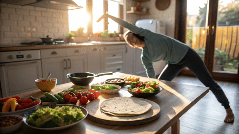 Gimnasia de Salón: Ejercicios que Puedes Hacer Mientras se Cocina la Tortilla